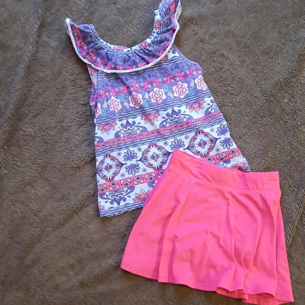 Children's Place Shirt/ skort outfit